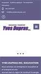 Mobile Screenshot of excavationdupras.com